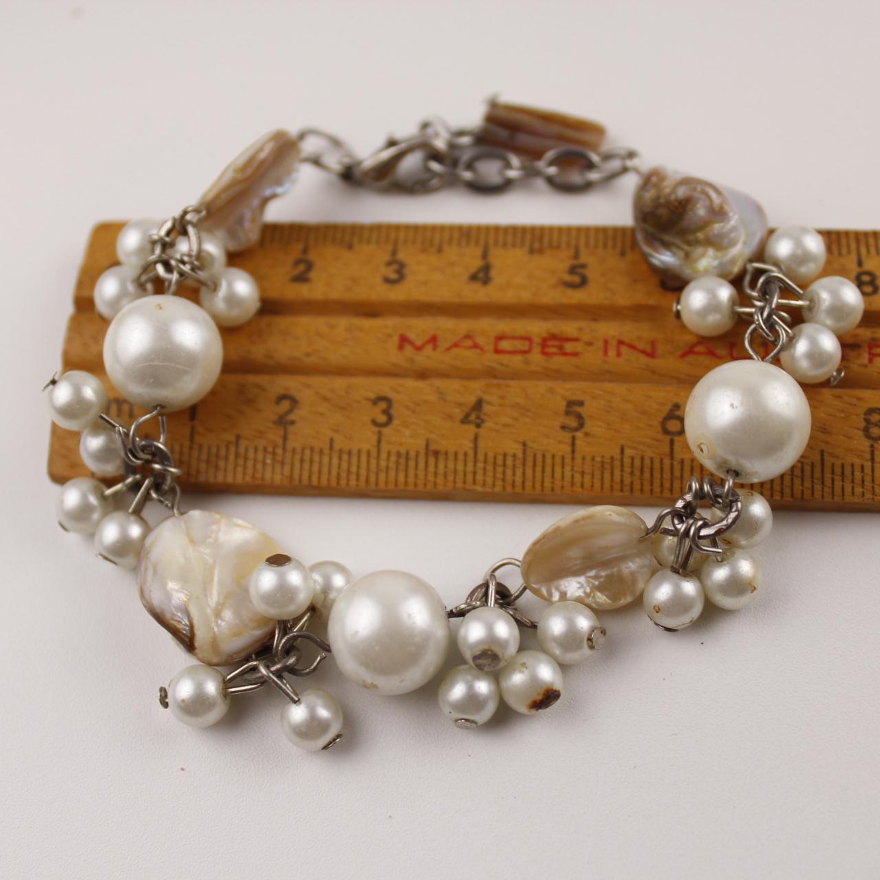 Champagne Beaded Bracelet