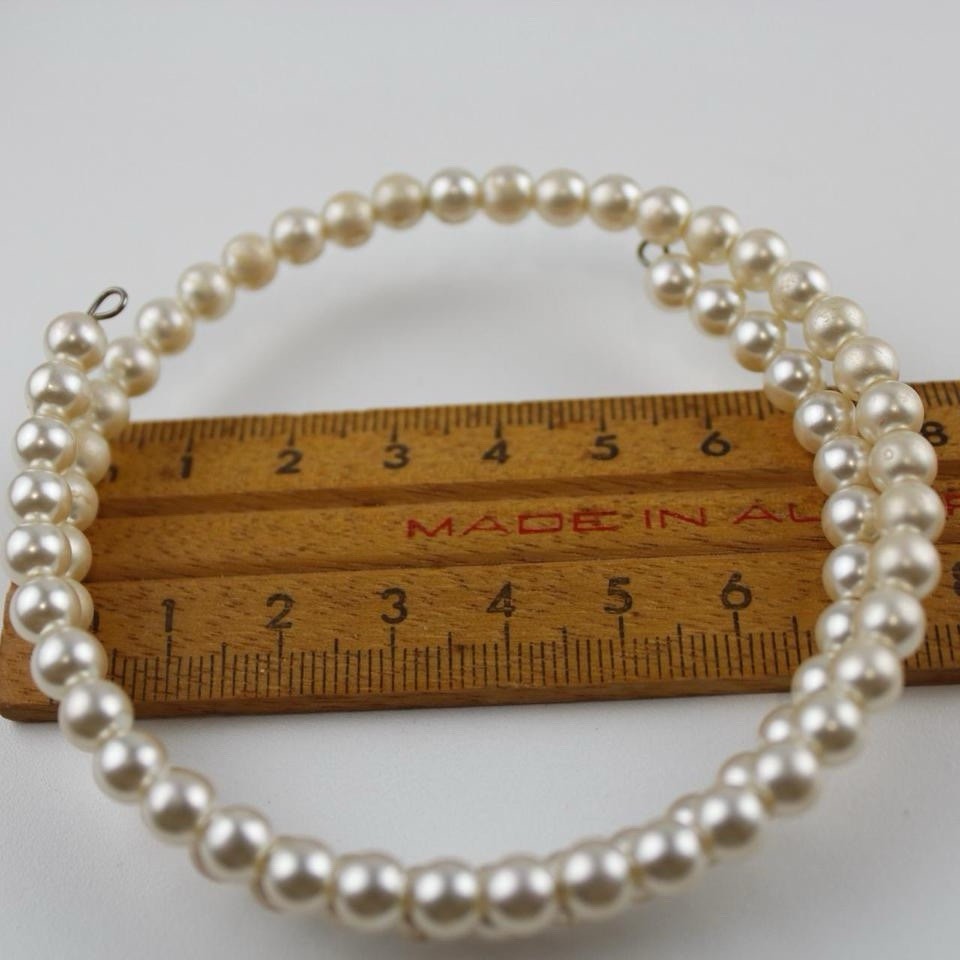Double Strand Faux Pearl Bracelet Costume Jewelry