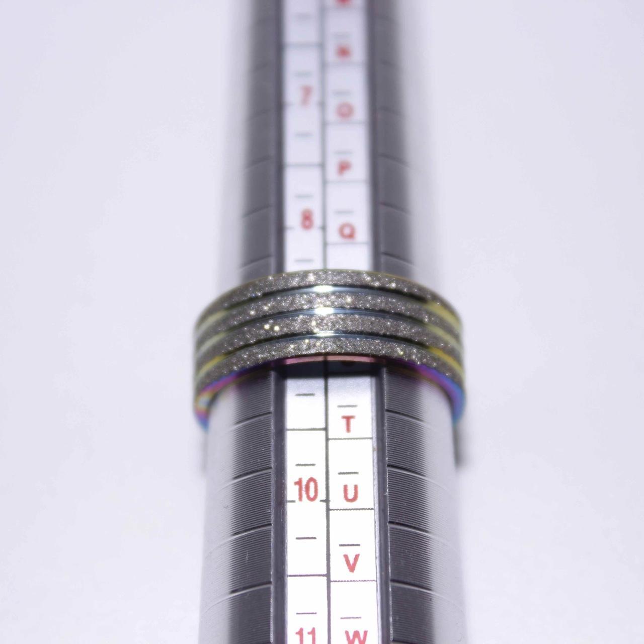 Rainbow Anodized Steel Ring Jewellery Fashion