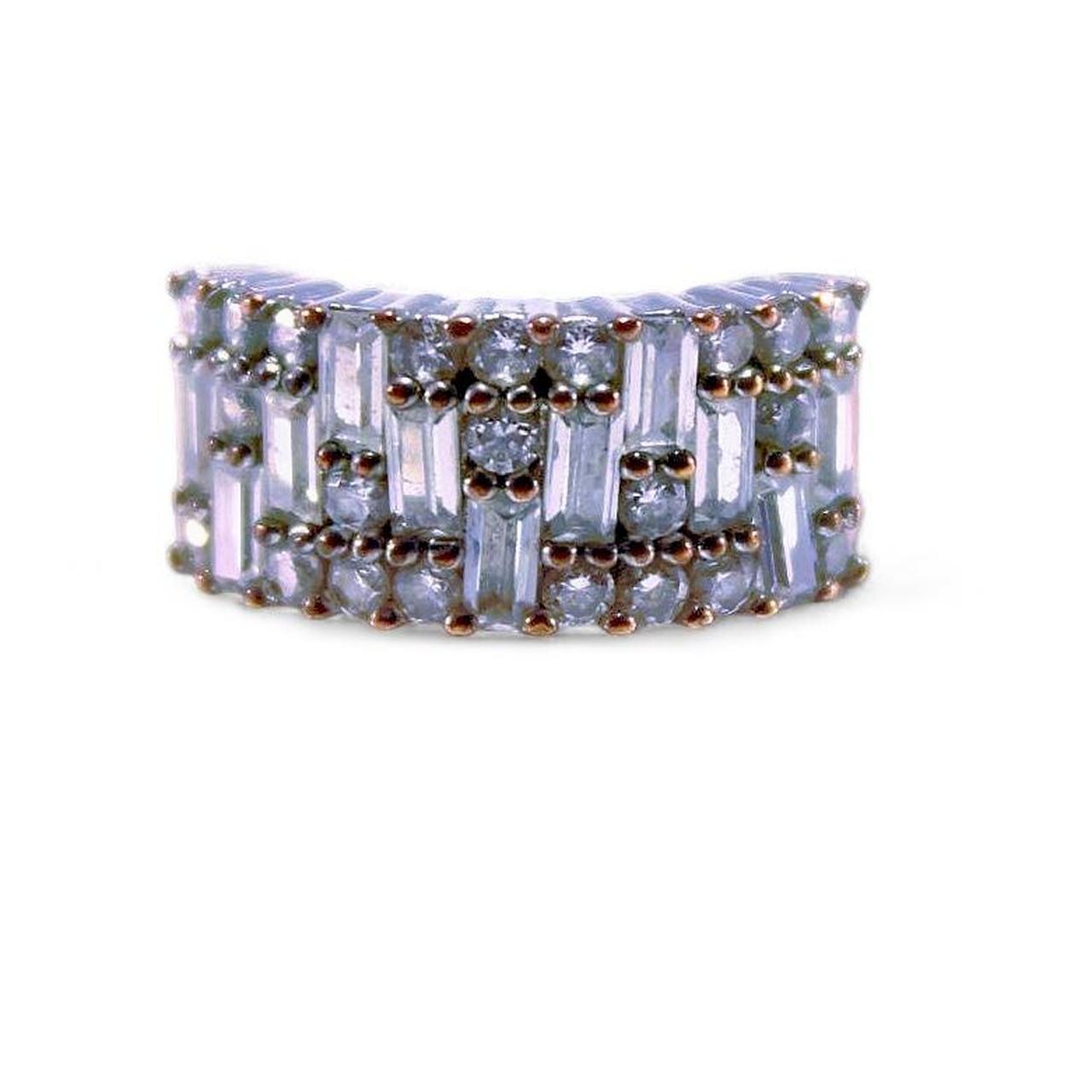 Tiered Ring Wide Band Cocktail Statement Jewellery