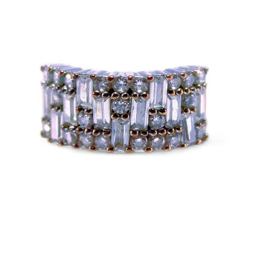 Tiered Ring Wide Band Cocktail Statement Jewellery