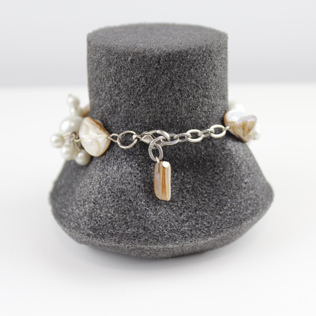 Champagne Beaded Bracelet