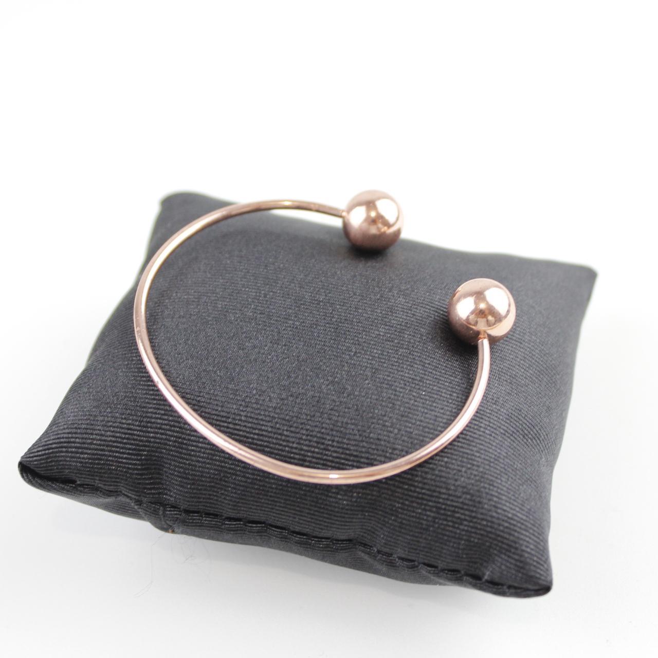 Rose Gold Cuff Bracelet Minimalist Metal Wire Jewelry  Good