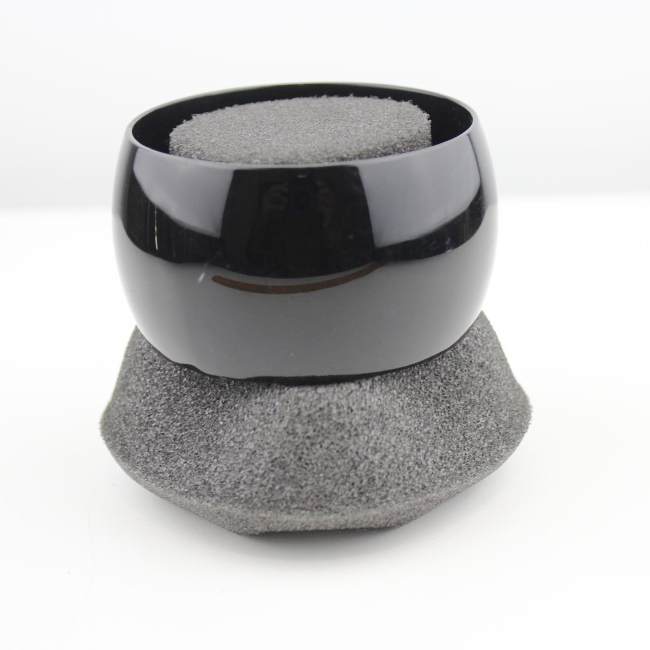 Glossy Black Bangle Bracelet Polished Jewelry Fashion Access