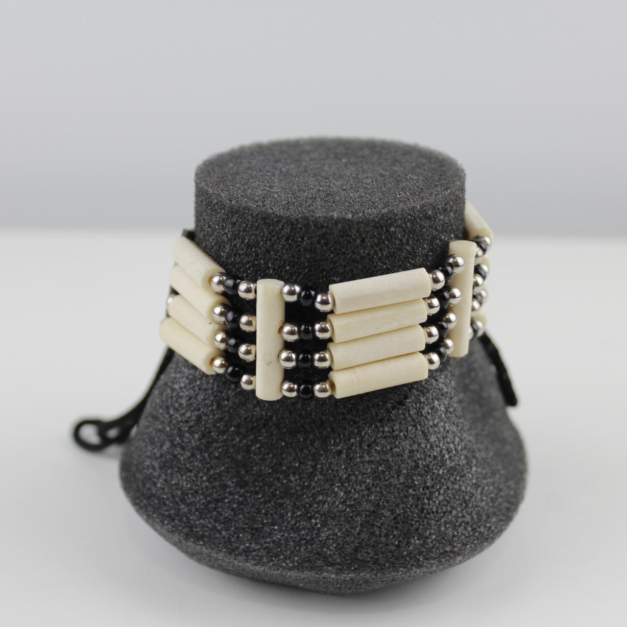 Beaded Bracelet Style Boho Jewelry Adjustable  Good pre-love