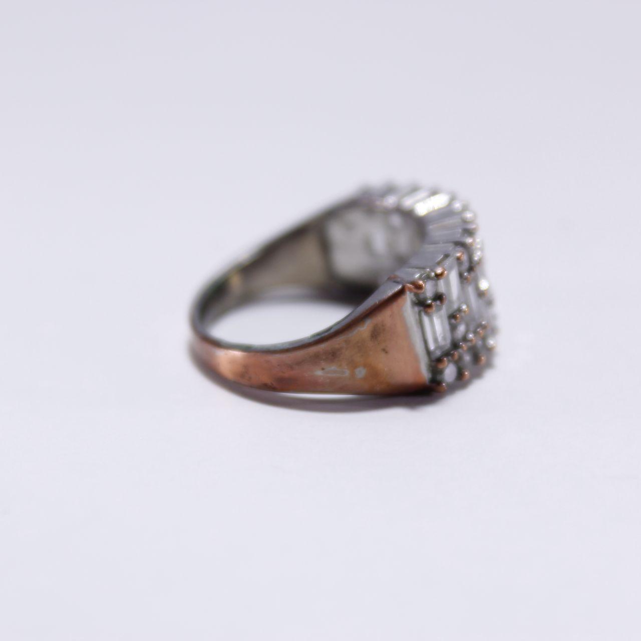 Tiered Ring Wide Band Cocktail Statement Jewellery