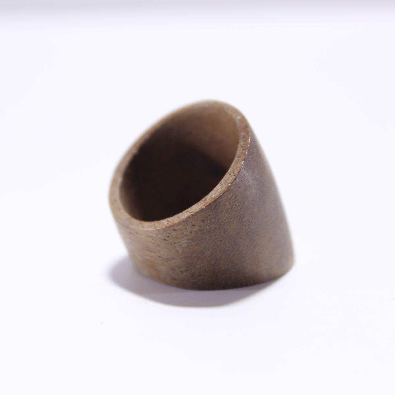 Handmade Artisan Ring Wide Band Tribal Boho Spiral Design