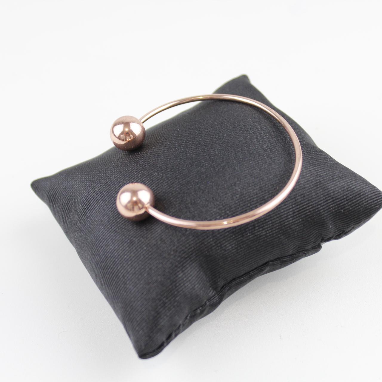 Rose Gold Cuff Bracelet Minimalist Metal Wire Jewelry  Good