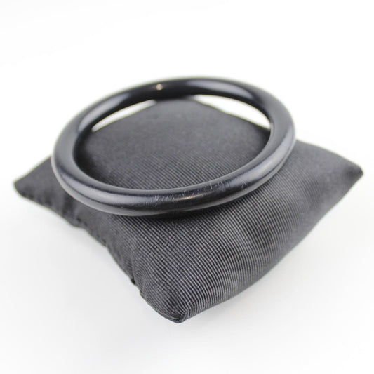 Statement Black Bangle Bracelet Band Minimalist Jewelry  Goo