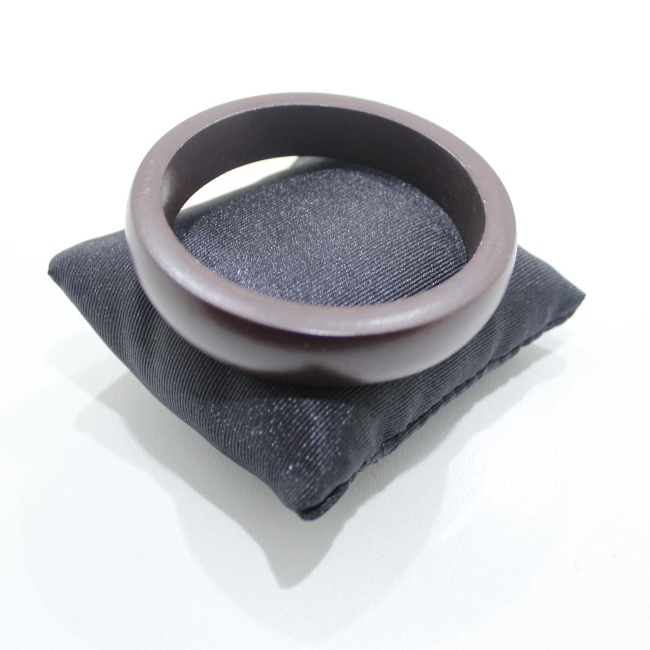 Dark Brown Wooden Bangle Bracelet Hand Solid Wood Jewellery