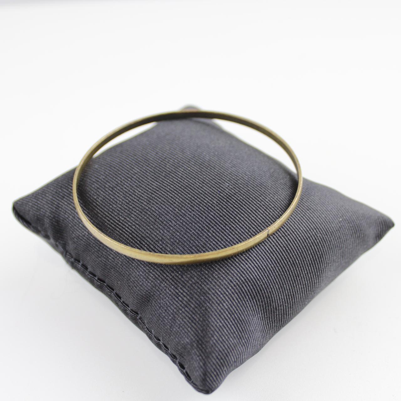Thin Gold Tone Bangle Bracelet Simple Minimalist Jewelry  Go