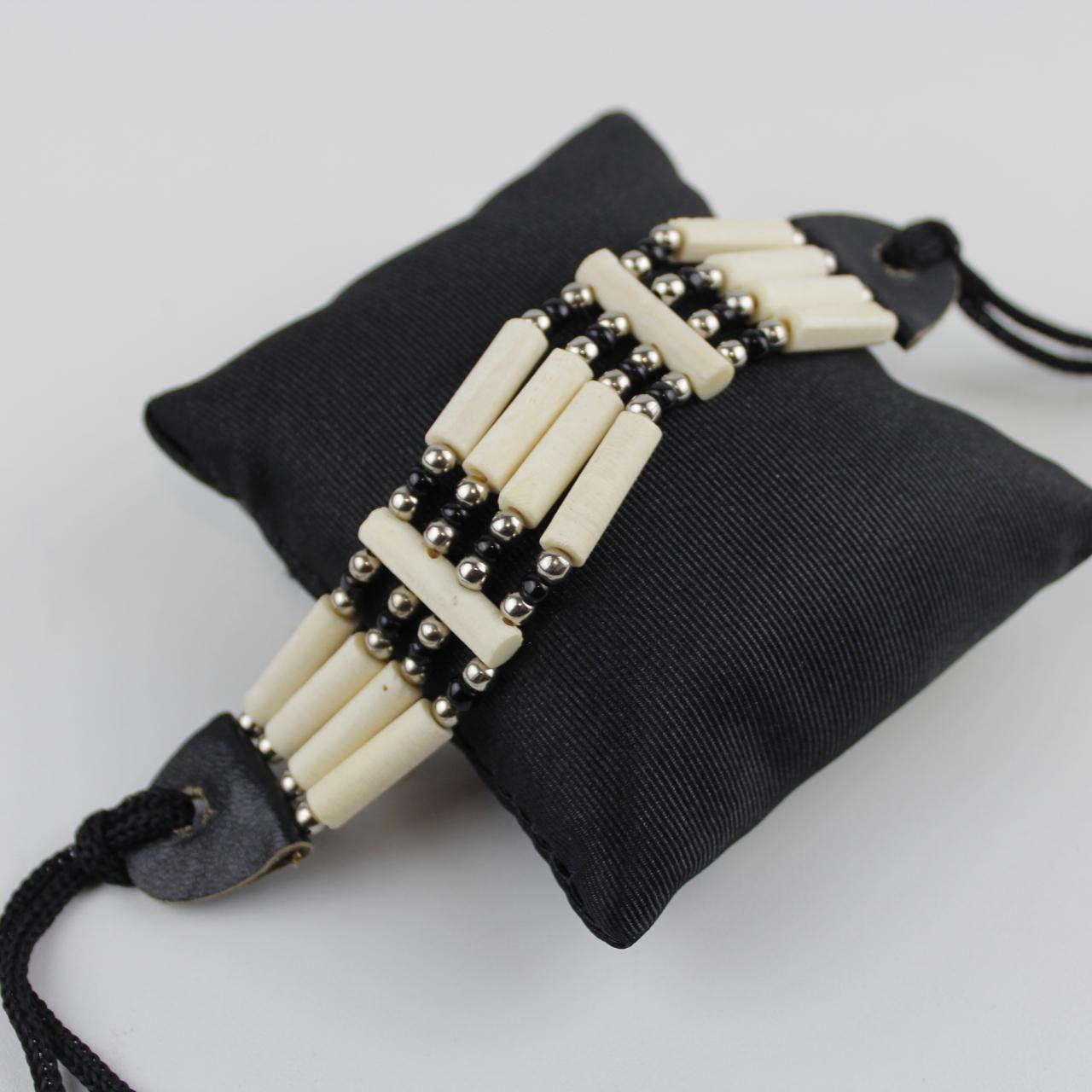 Beaded Bracelet Style Boho Jewelry Adjustable  Good pre-love