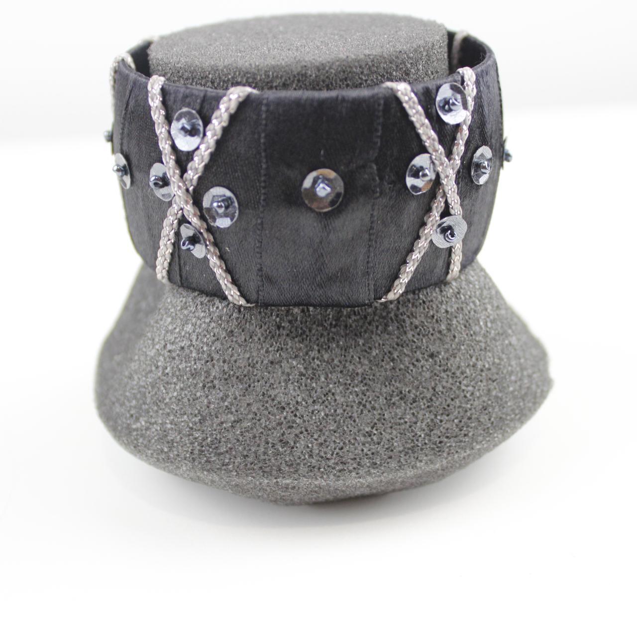 Gothic Black Velvet Cuff Bracelet Chain Detail Statement Jew