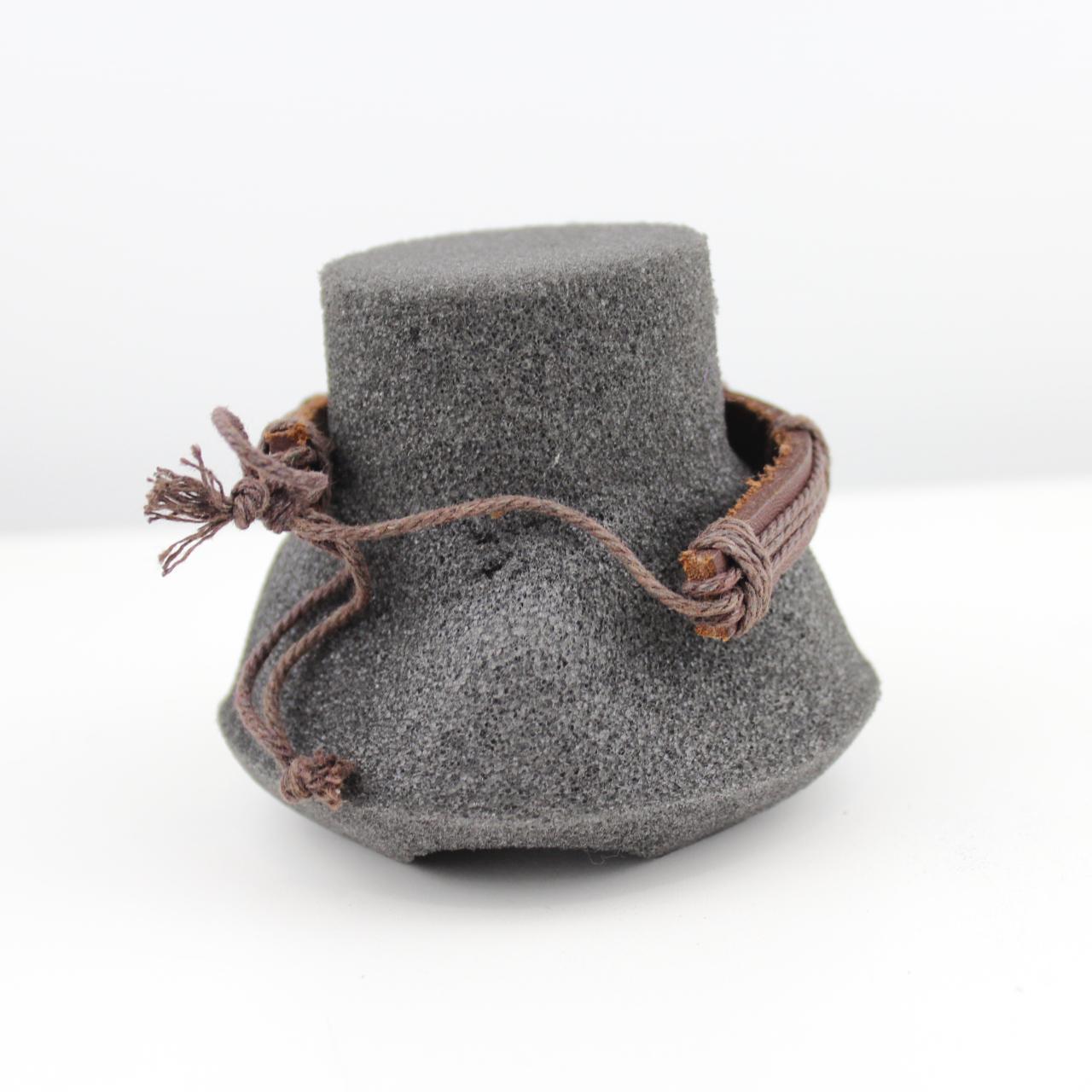 Brown Leather Bracelet Batman Logo Charm Copper Tone Jewelry