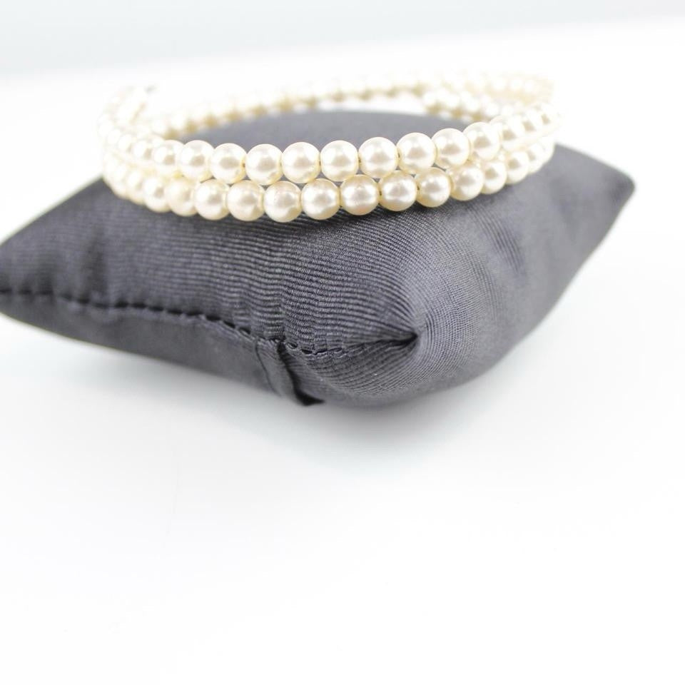 Double Strand Faux Pearl Bracelet Costume Jewelry