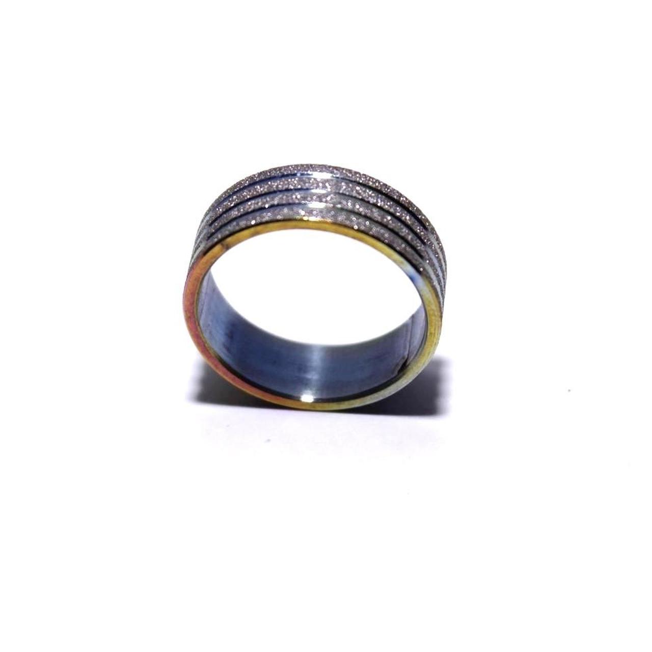 Rainbow Anodized Steel Ring Jewellery Fashion
