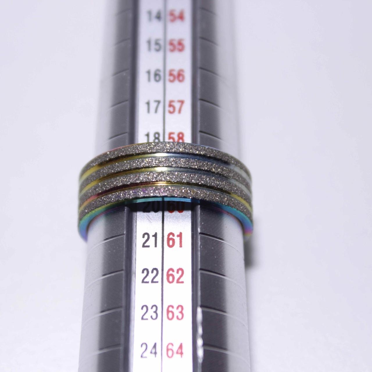 Rainbow Anodized Steel Ring Jewellery Fashion
