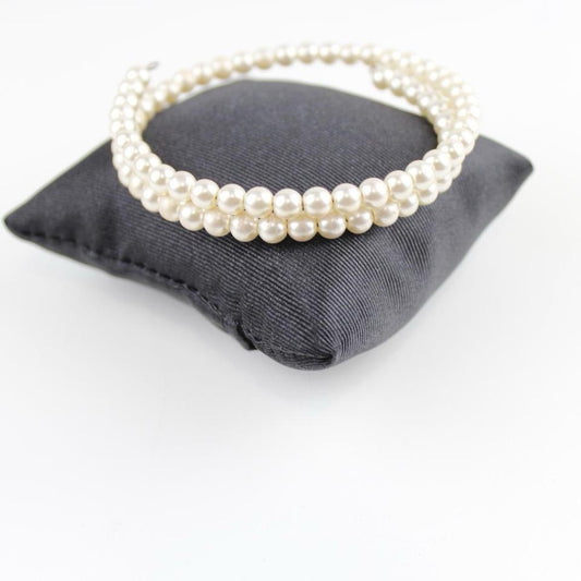 Double Strand Faux Pearl Bracelet Costume Jewelry